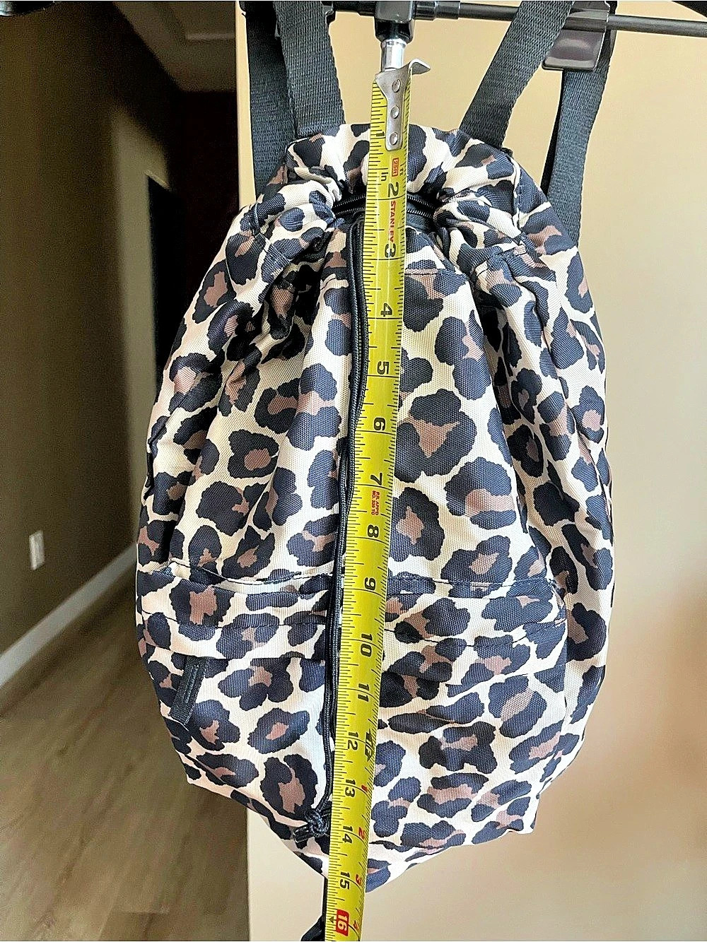 Leopard Print Backpack Multicolor - Picture 4 of 5